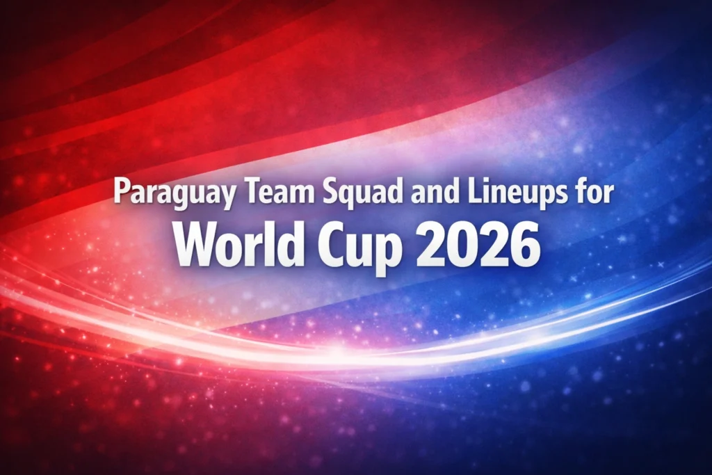 Paraguay Team Squad and Lineups for World Cup 2026