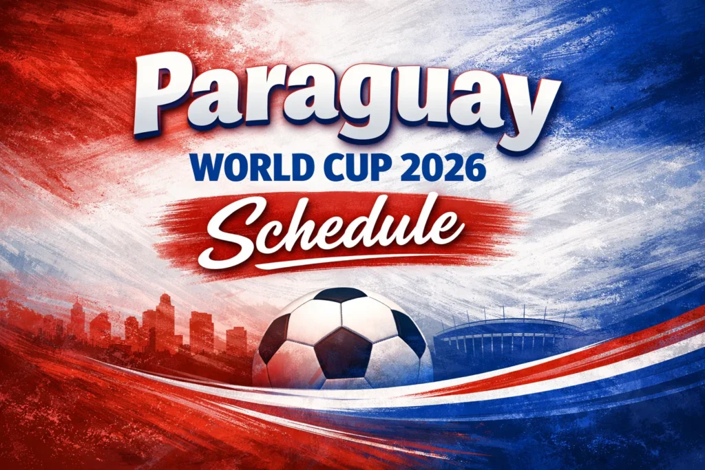 Paraguay World Cup 2026 Schedule